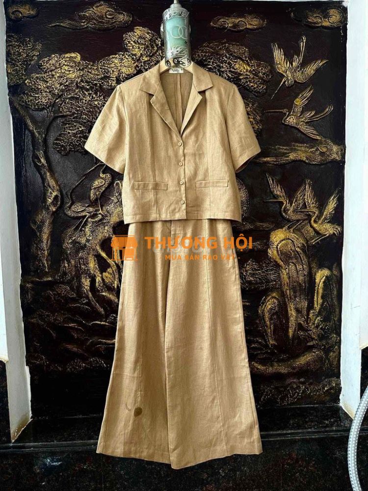 Set đồ linen cắt tag new 250k