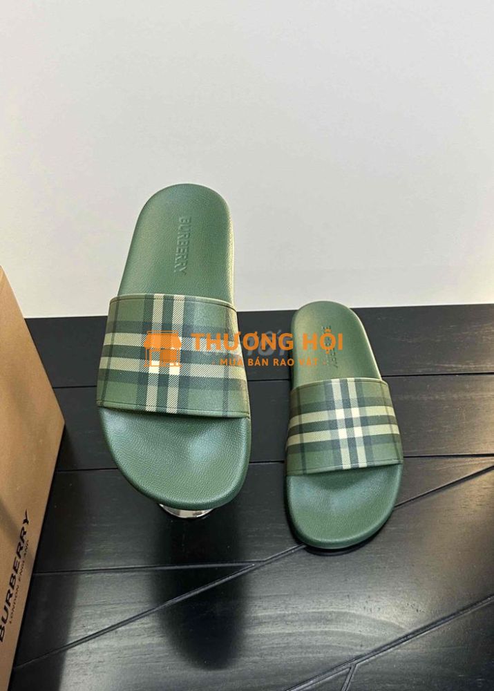 Dép Nam BBR Kẻ Xanh Rêu