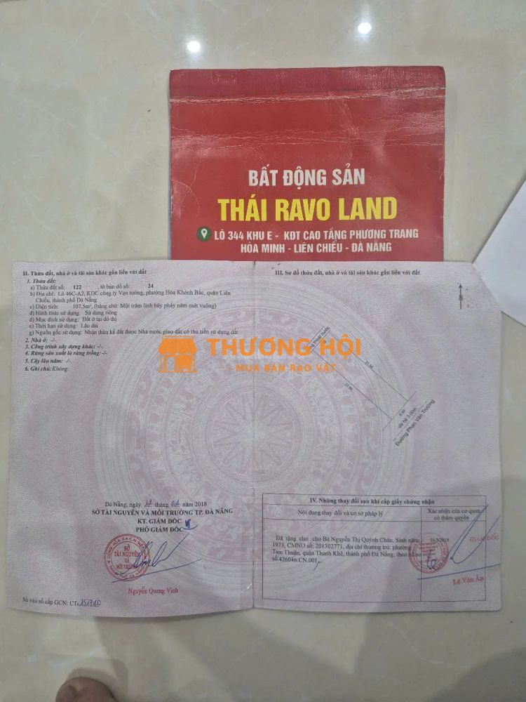 Bán đất đường Mỹ Đa Đông 12 - Gần biển - vị trí xây căn hộ, KS rất đẹp