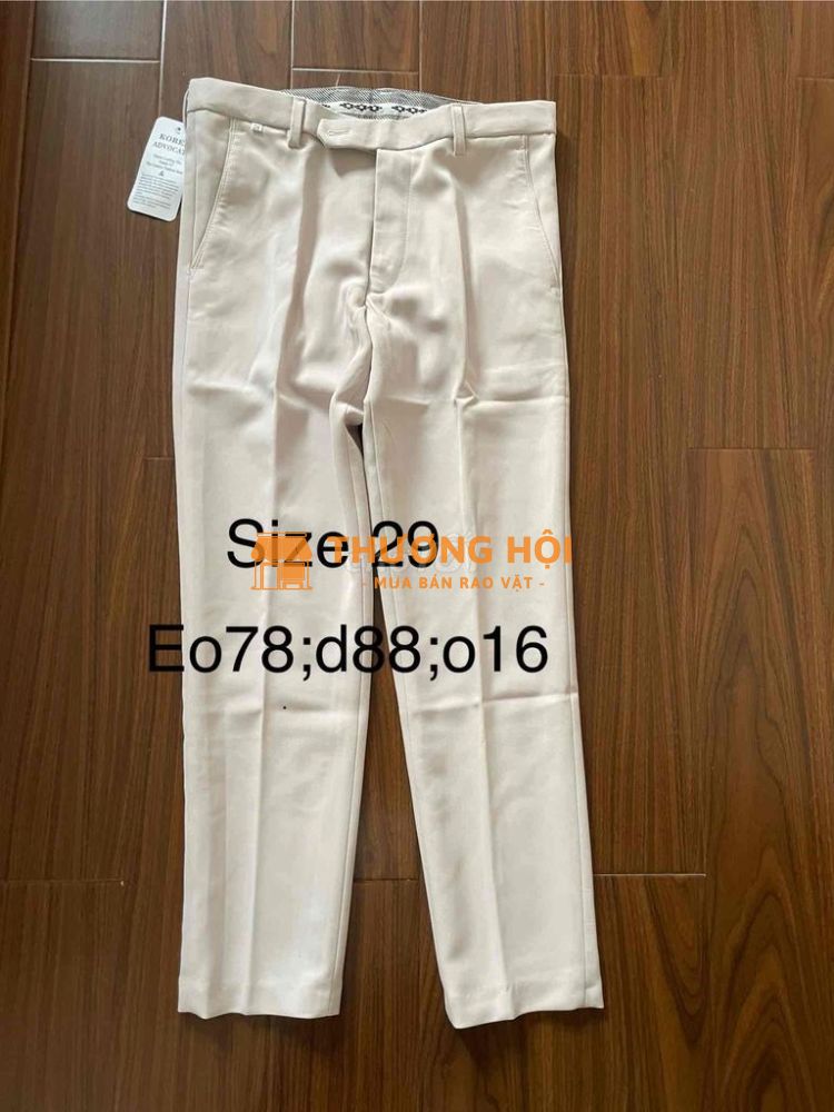 quần tây size 29 mới nguyên màu kem vàng. Mua bán Quần áo tại Quận 5 Tp Hồ Chí Minh được đăng bởi Hung Tran hình 1  1/1 quần tây size 29 mới nguyên màu kem vàng Mới Đồ nam