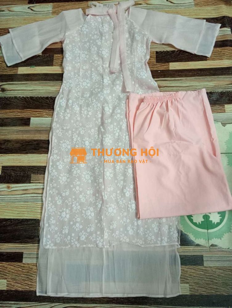 Áo dài hồng / đỏ ( kèm quần)