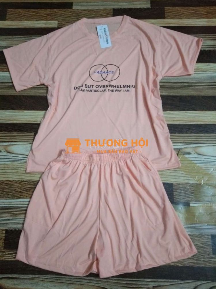 Bộ quần áo thun , áo Hoodie bò sữa