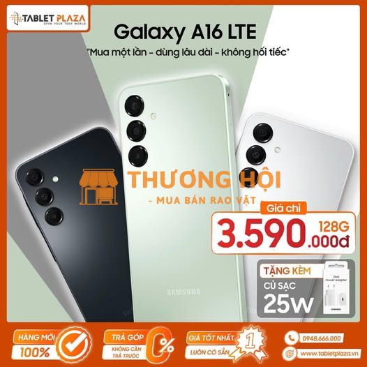 Samsung galaxy a16 lte giá chỉ 3.590.000đ