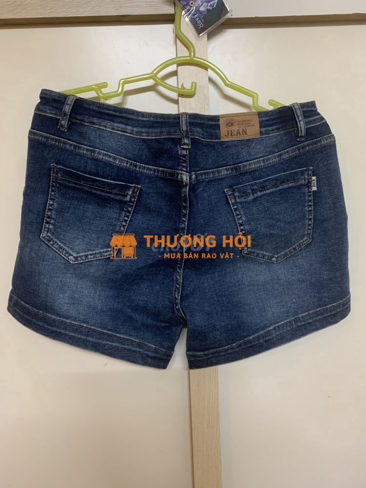 Quần đùi jean nữ size 65-70kg