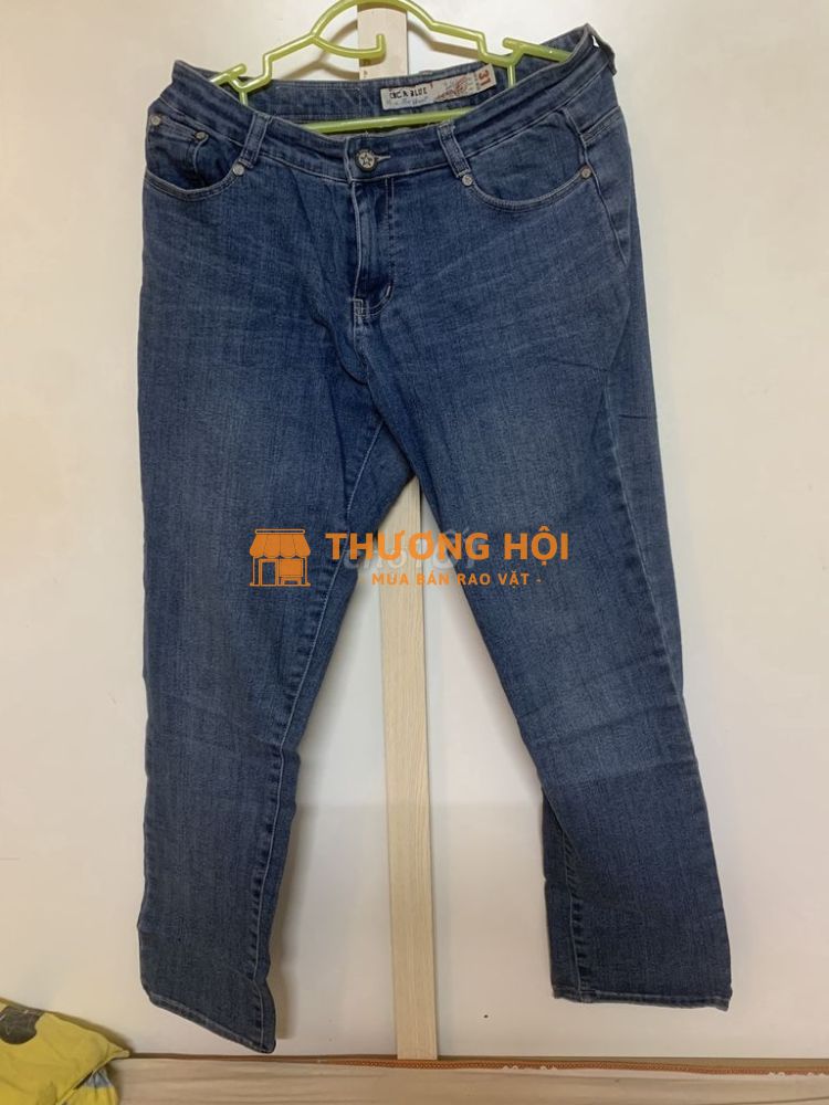 Quần dài jean coca blue size 31