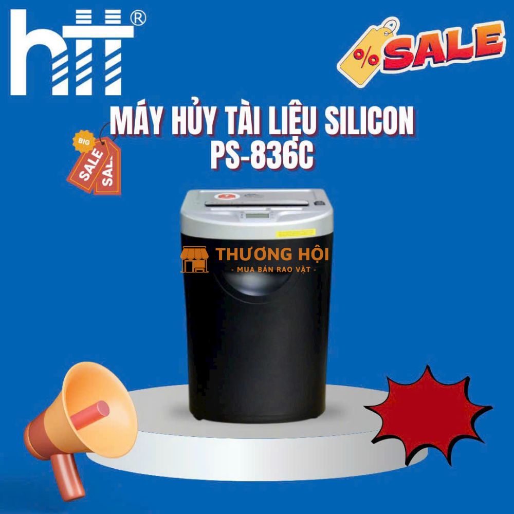 Máy hủy tài liệu Silicon PS-836C