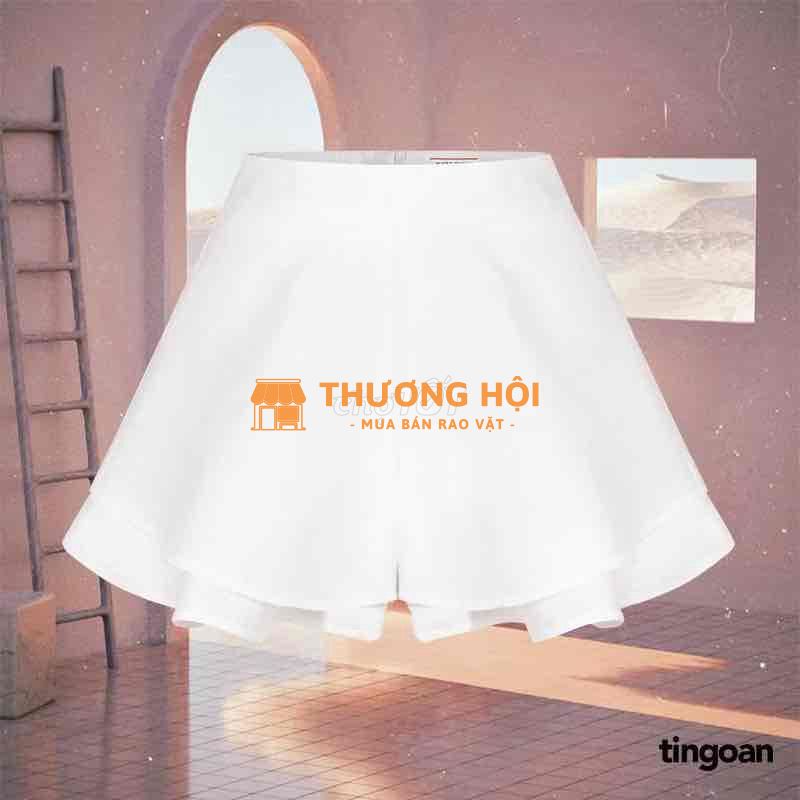 Quần váy trắng