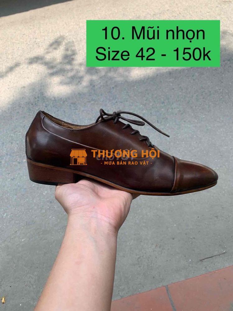 giày tây màu nâu size 42