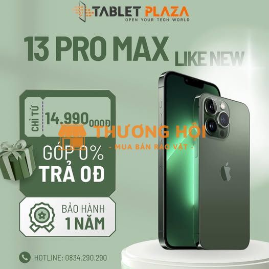 13 Pro Max Like New – Đẹp Không Góc Chết, Mượt Không Góc Lag!