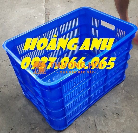 Địa chỉ mua sóng nhựa HS012, sọt nhựa rỗng kích thước 505*350*310mm