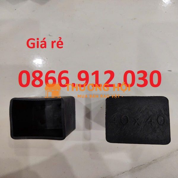 Nắp chụp đầu sắt hộp vuông 40x40mm, chụp ngoài vuông 40x40mm