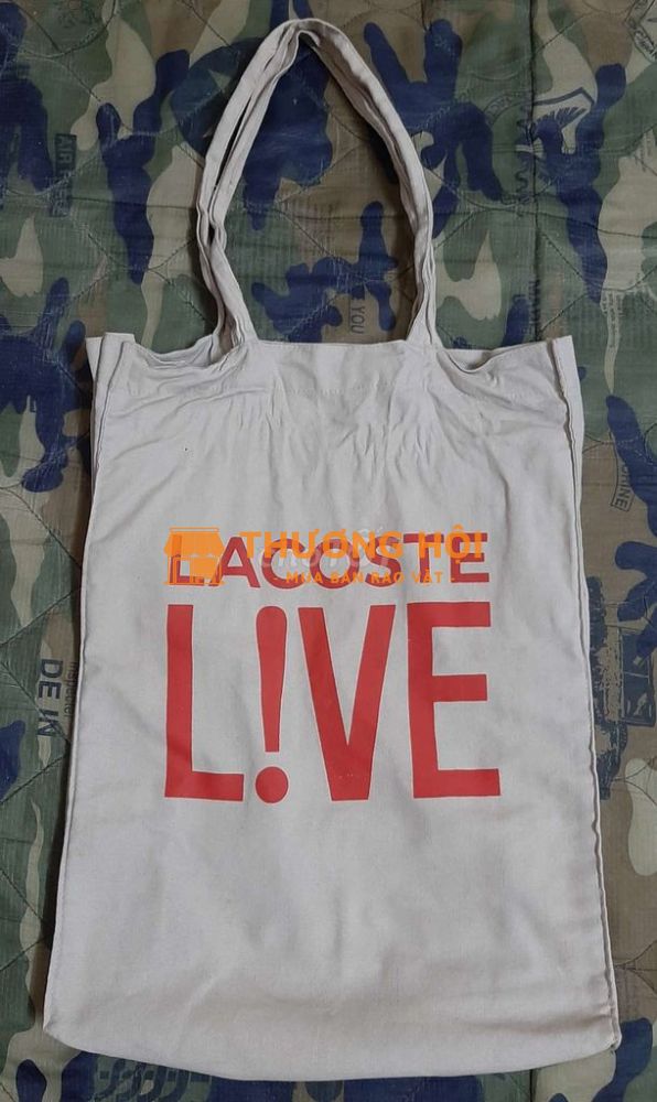 Thanh lý túi vải Lacoste Live