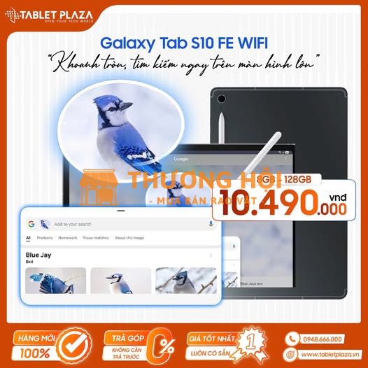 Galaxy tab s10 fe- giá bức phá giới hạn