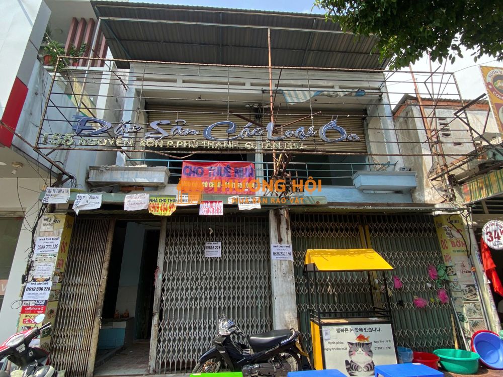 Cho thuê nhà mặt tiền Nguyễn Sơn, Tân Phú – vị trí đắc địa, phù hợp kinh doanh – 230m², 2 tầng –