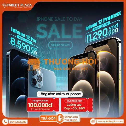 Iphone 12pro/12 pro max giá chỉ từ 8.590.000đ mềm chưa từng có