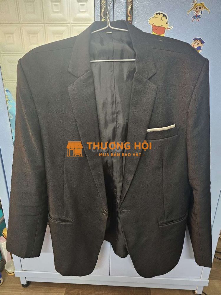 Áo Vest Đen Trơn