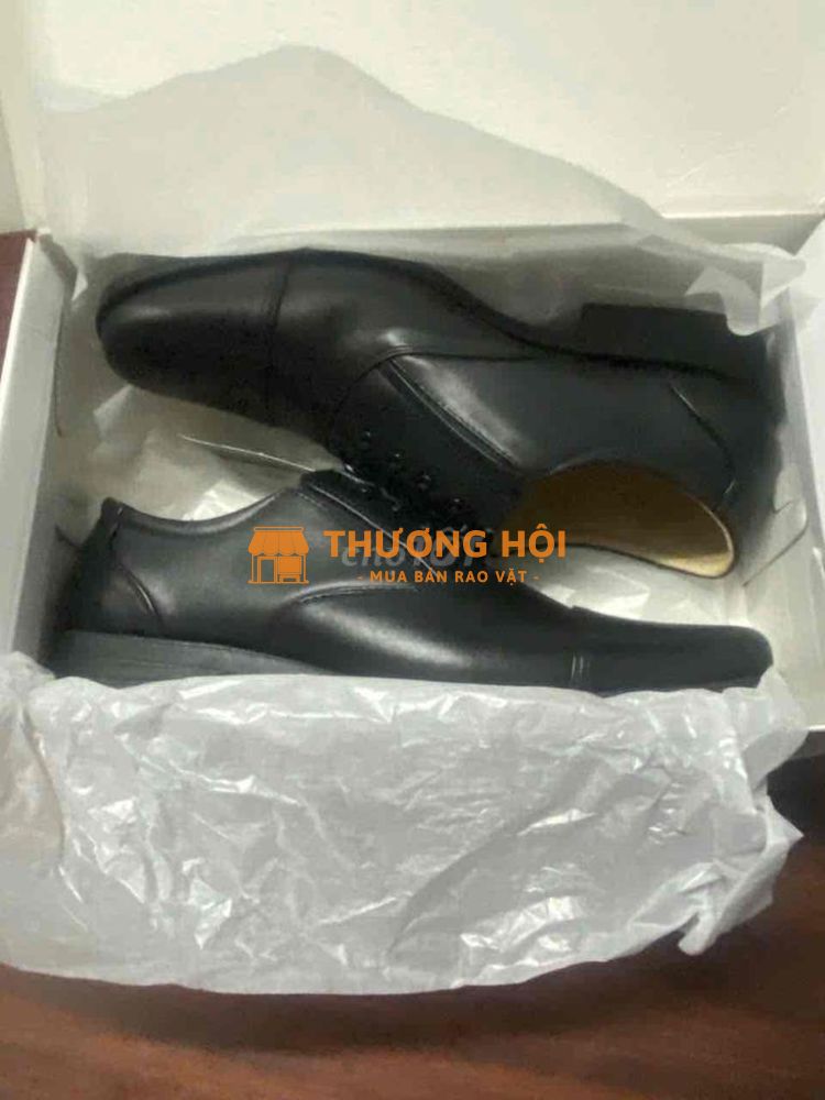 Giày da tự nhiên đen size 43