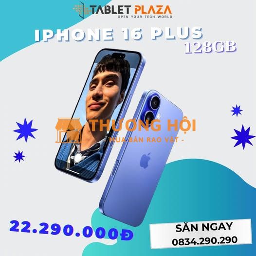 iPhone 16 Plus 128GB – GIÁ SỐC chỉ 22.290.000Đ!