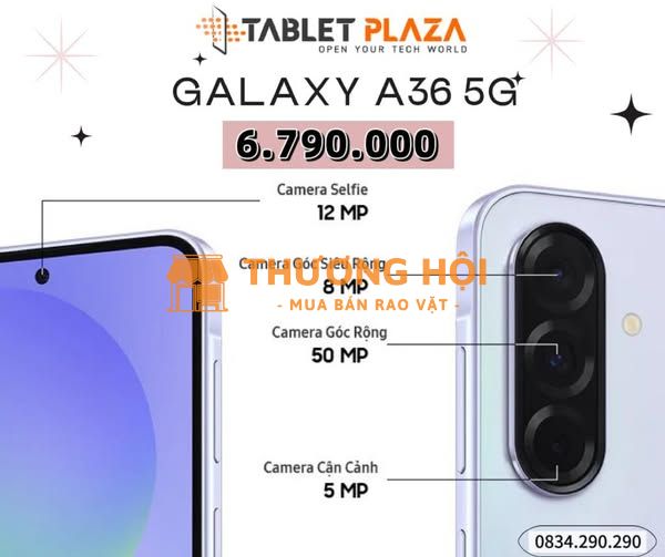 Tốc độ 5G siêu nhanh, trải nghiệm mượt mà galaxy a36