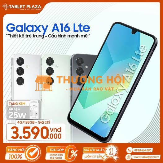 Siêu phẩm giá mềm - Galaxy A16 LTE chỉ 3.590đ