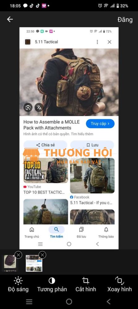 Thanh lý ba lô quân dụng tactical 511