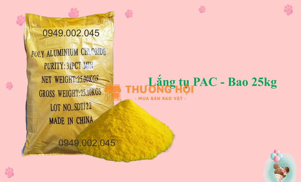 PAC - Lắng tụ phù sa và chất lơ lửng ao nuôi