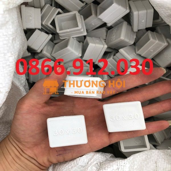 Nắp chụp nhựa vuông 30mm phụ kiện bảo vệ và thẩm mỹ cho sắt hộp