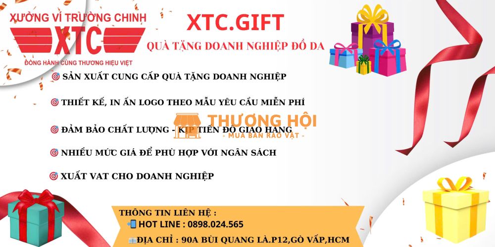 🎁 XTC QUÀ TẶNG KHÁCH HÀNG GIÁ XƯỞNG – ĐẸP – NHANH – CHẤT LƯỢNG