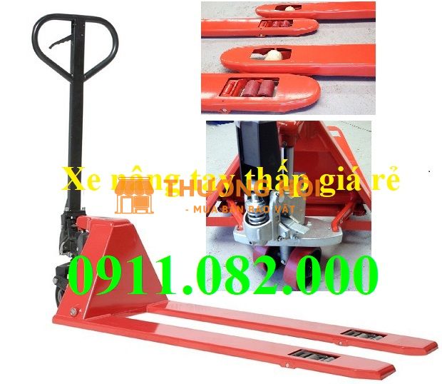 Cung cấp xe nâng tay thấp 3 tấn giá rẻ, xe nâng tay thủy lực- lh 0911082000