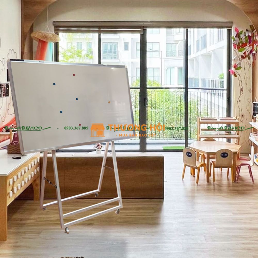 BẢNG TRẮNG CÓ CHÂN XẾP ĐA NĂNG TỪ GREENLAM