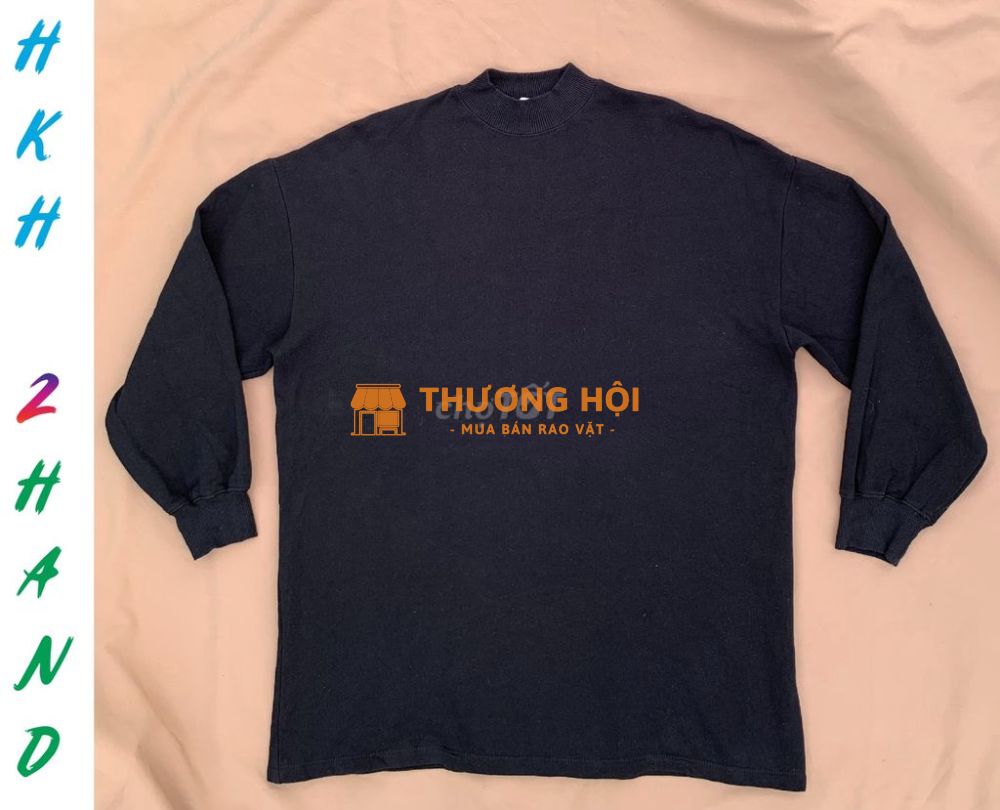 FREESHIP**Sweater made in PORTUGAL màu đen*85-95kg