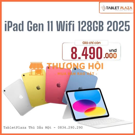 iPad Gen 11 – Đột phá hiệu năng, mở rộng sáng tạo!