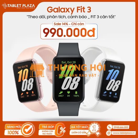Galaxy Fit3 – Chiếc đồng hồ thông minh chỉ 990k