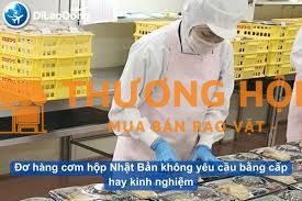 Tuyển 6 nữ đi xkld Nhật Bản đơn hàng cơm hộp