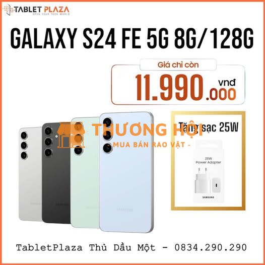 S24 FE – Hiệu năng mạnh mẽ, phong cách nổi bật!
