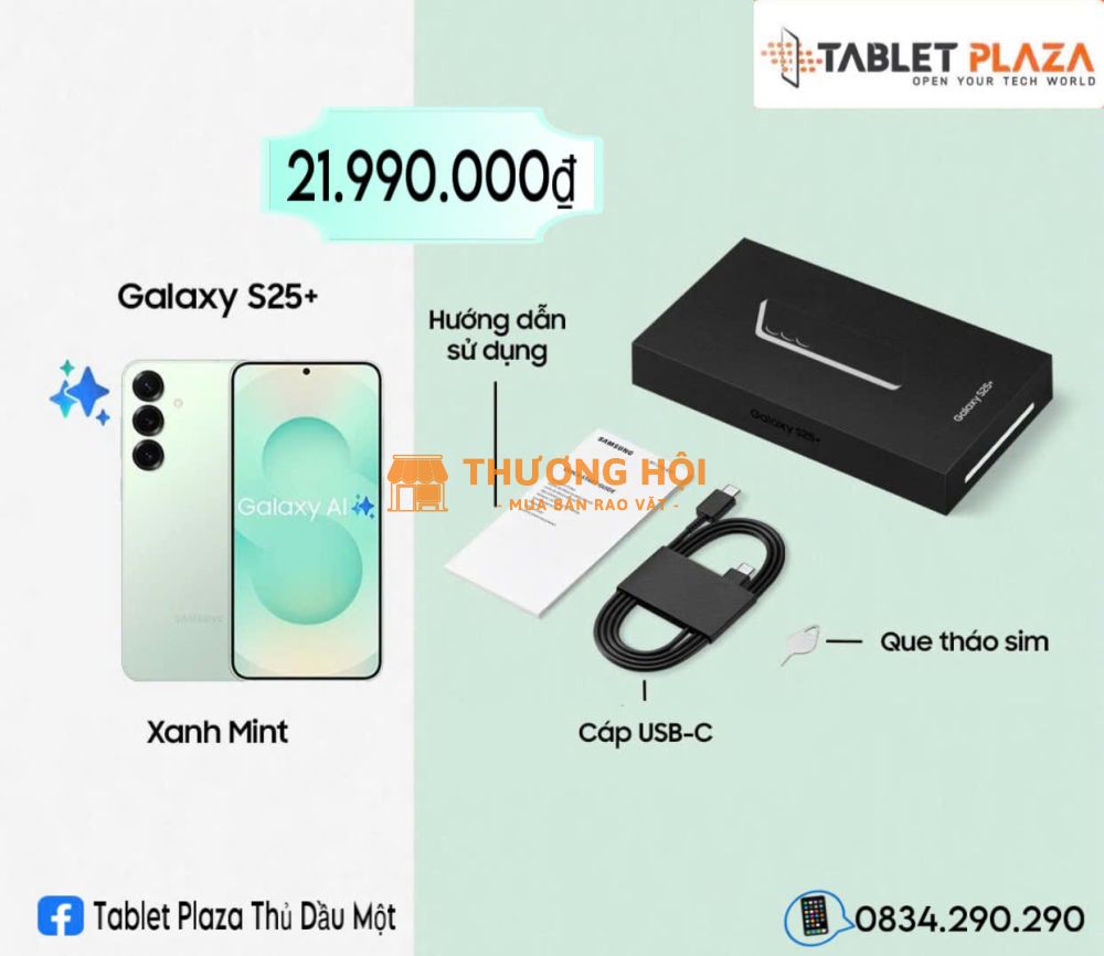 Hot deal -Galaxy S25+ chính hãng giá 21.990.000đ