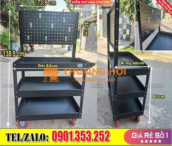 XE ĐẨY DÙNG ĐỂ DỤNG CỤ, ĐỒ NGHỀ SỬA XE