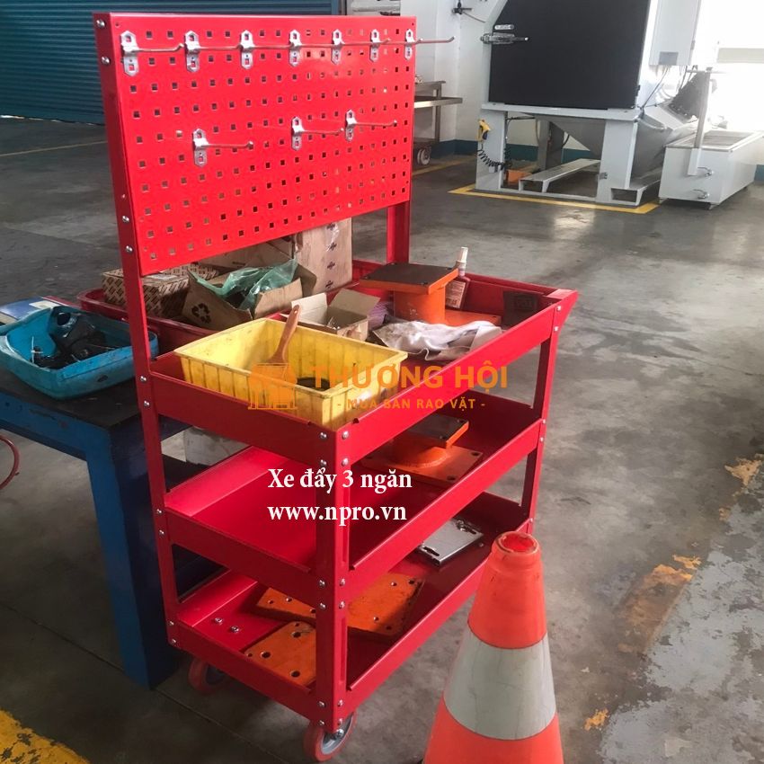 KỆ 3 TẦNG ĐỂ DỤNG CỤ, ĐỒ NGHỀ SỬA XE