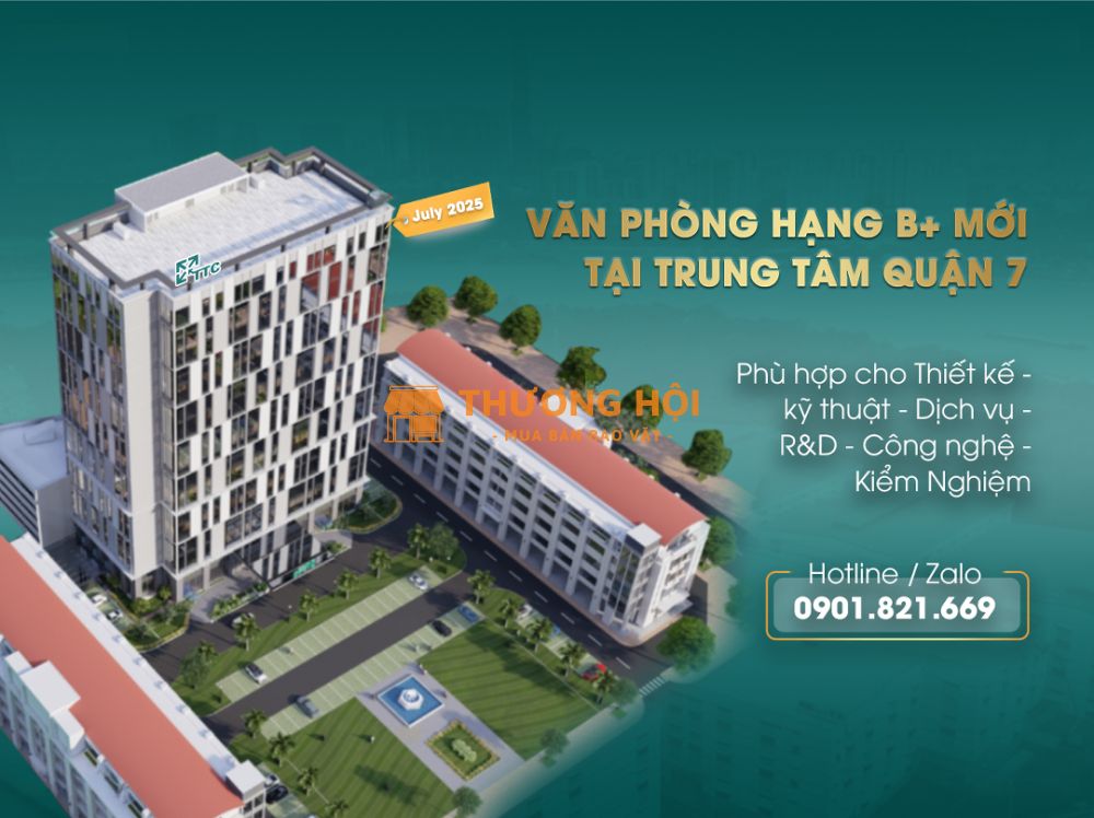 Cao Ốc Tân Thuận Văn Phòng Công Nghệ Cao Cho Thuê Tại Khu Tân Thuận, Quận 7 (Dự Kiến Quý 3/2025)