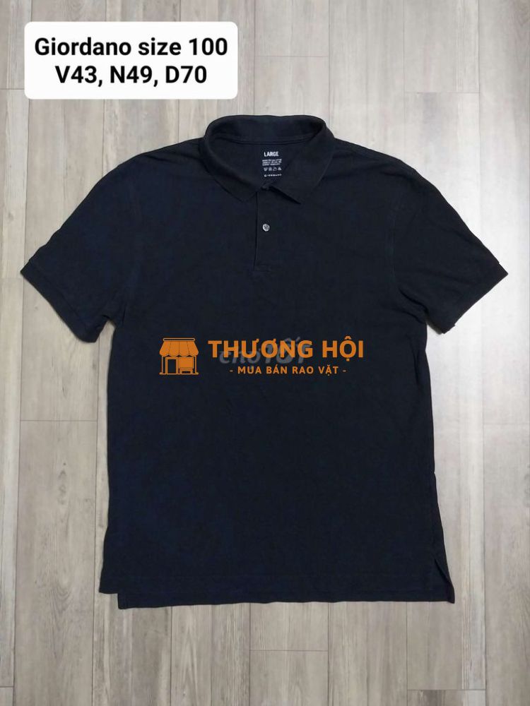 Giordano size 100, tông đen