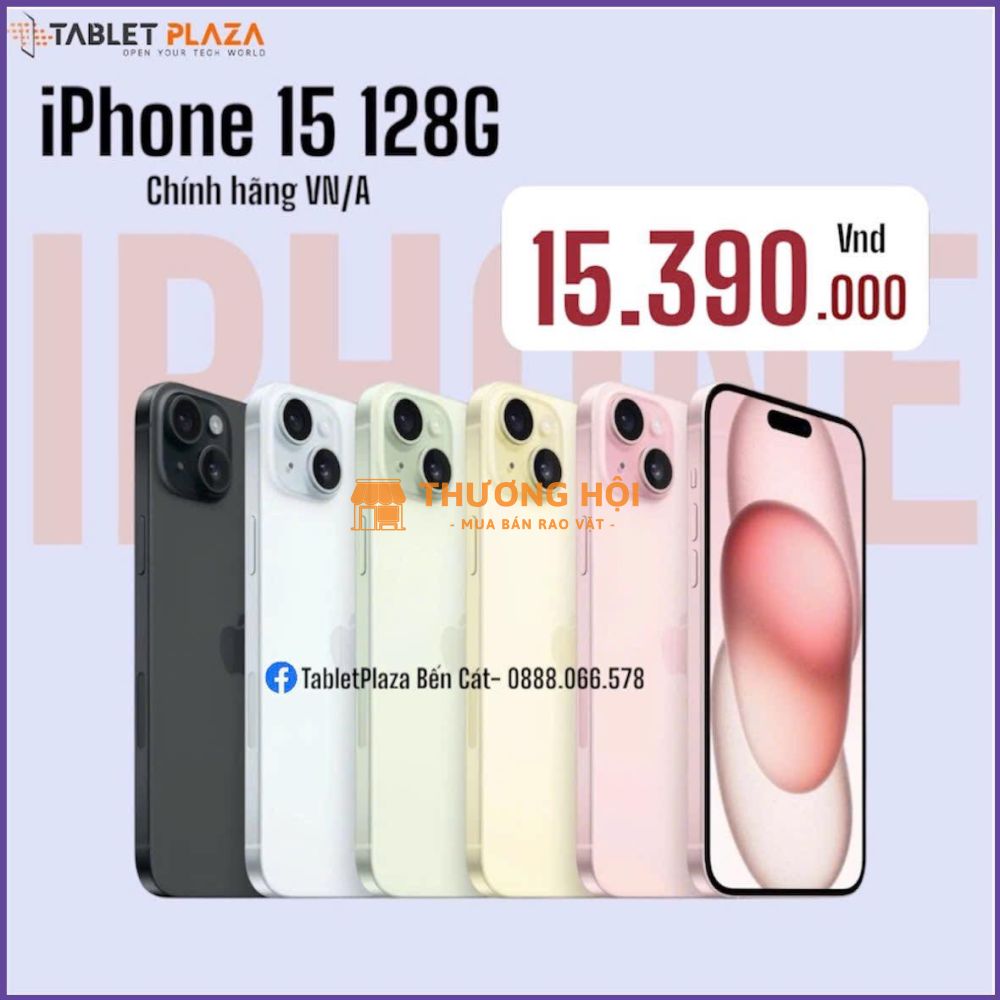 iPhone 15 128GB Đỉnh cao công nghệ, giá cực chill