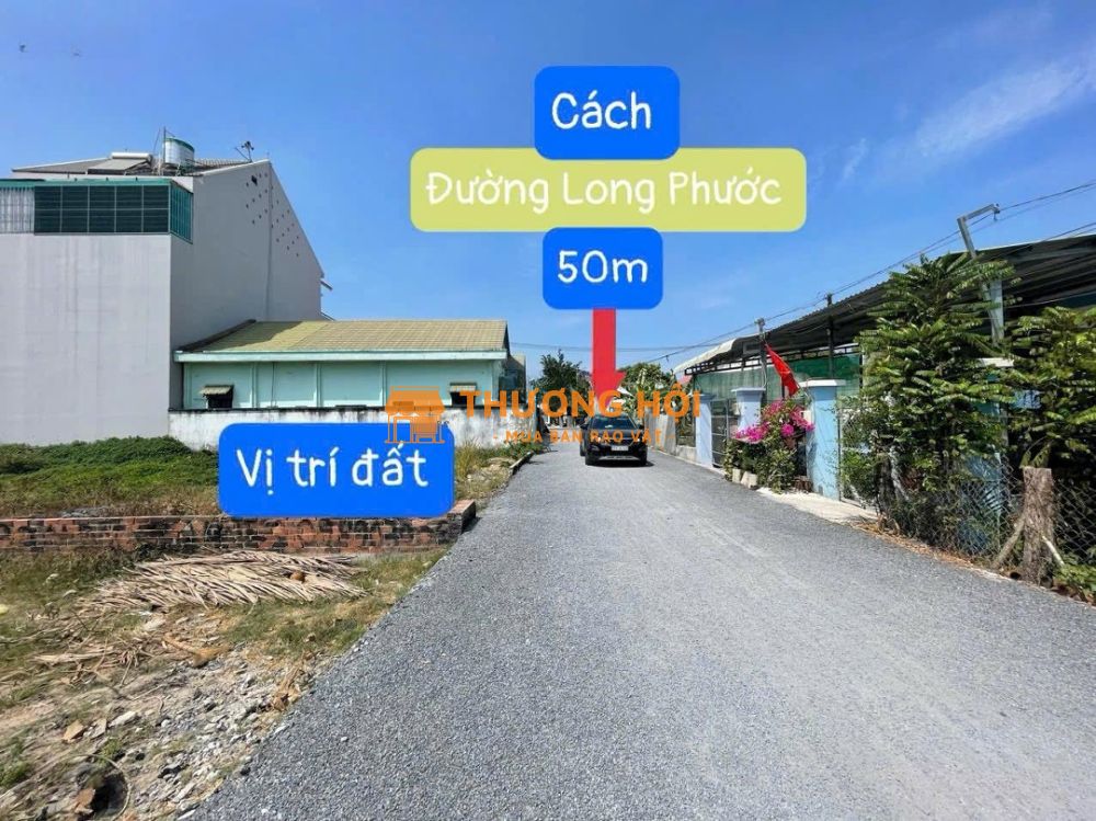 Bán 405M 1 Sẹc Đường Long Phước Đối Diện Đại Học Luật Phù Hợp Xây Chdv Full Thổ Cư. Ngang 12M