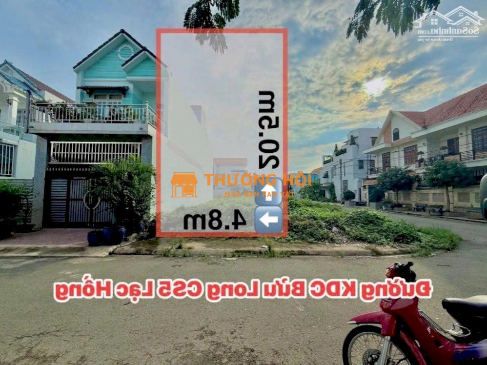 Hàng Hiếm, Lô KDC Bửu Long Ngang 4,8m, Giá Siêu Rẻ Chỉ 3tỷ250
