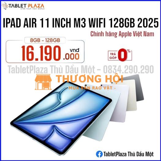 iPad Air 11 inch M3 2025 – mạnh mẽ hơn