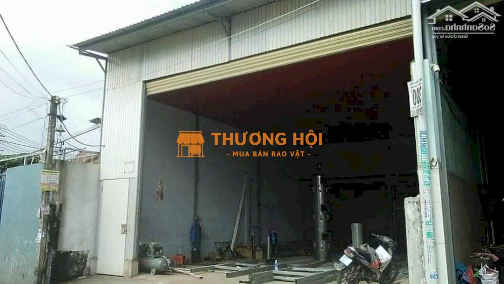 NHÀ XƯỞNG CÓ SẴN ĐIỆN 3 PHA - LIÊN KHU 4-5 - 8 X 22M - 8.4 TỶ