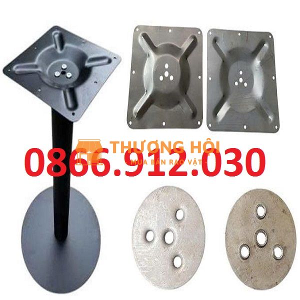 Xưởng sản xuất mặt bích chân bàn vuông giá rẻ