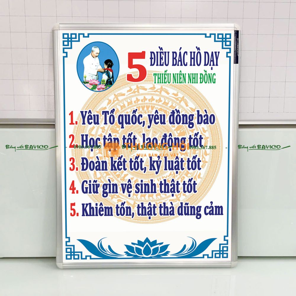 BẢNG 5 ĐIỀU BÁC HỒ DẠY – M06
