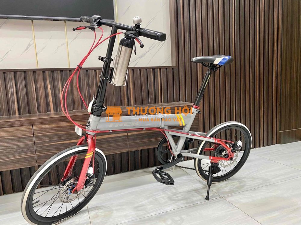 Cần bán xe đạp xếp gấp gọn bỏ cốp ô tô full new