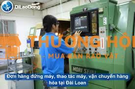 Đơn hàng vận hành máy CNC Đài Loan