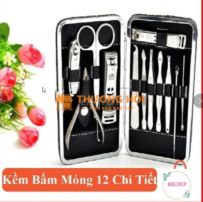 BỘ KÌM CẮT MÓNG ĐA NĂNG 12 MÓN CTB81 - BECHIP